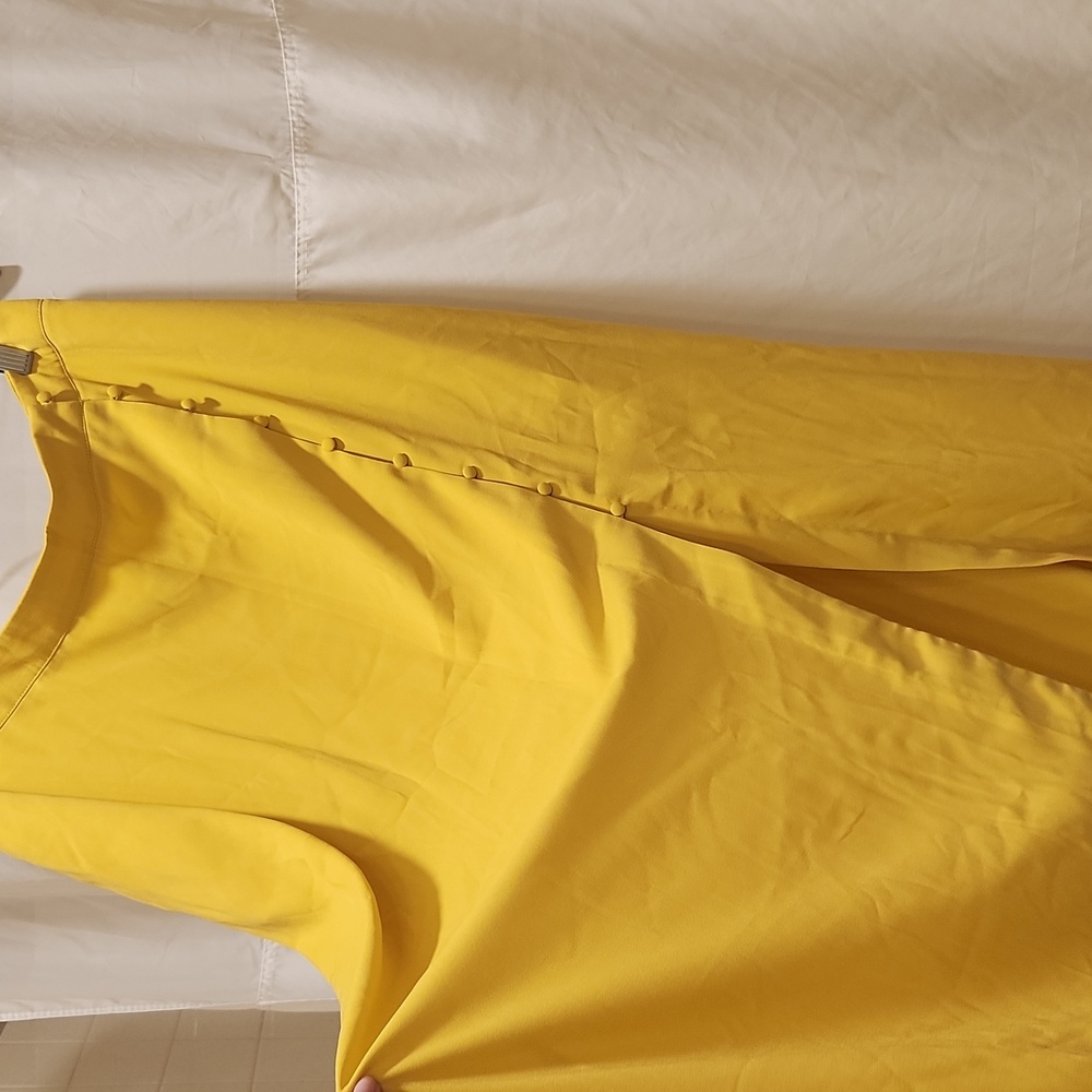 Yellow Midi Skirt